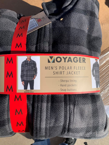 Mens Plaid Flannel Insulated Shirt/Jacket